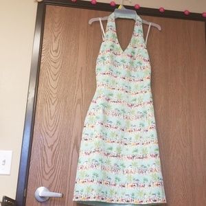 David Meister Halter Dress